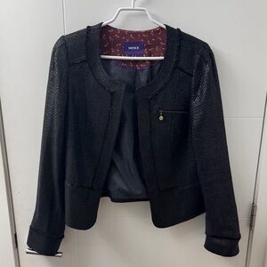 Mexx Black Textured Blazer